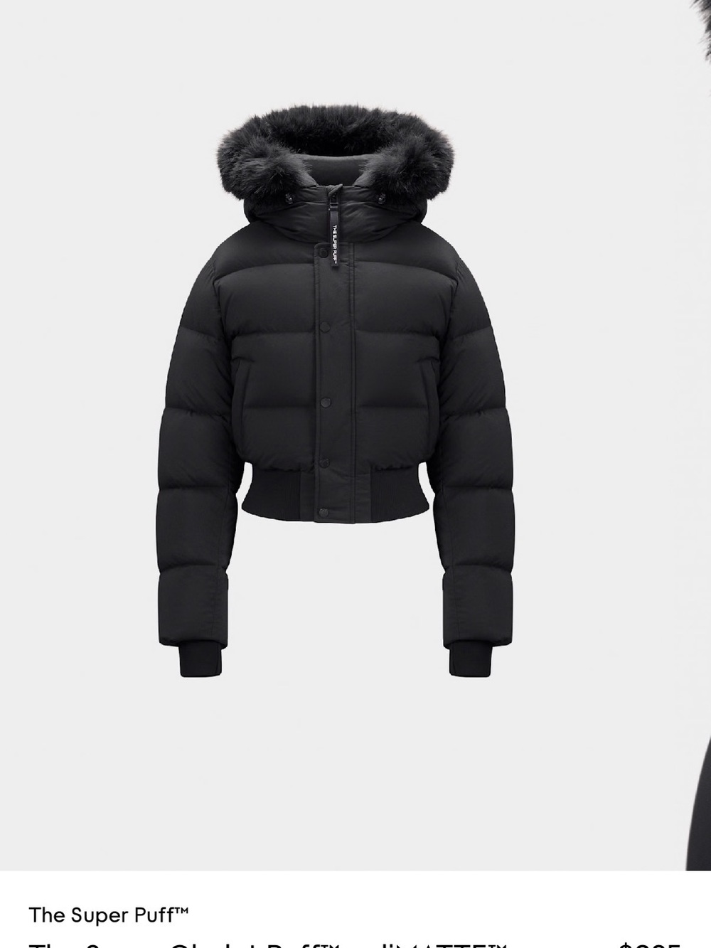 The Super Puff™ Super Chalet Puffer Jacket - Black